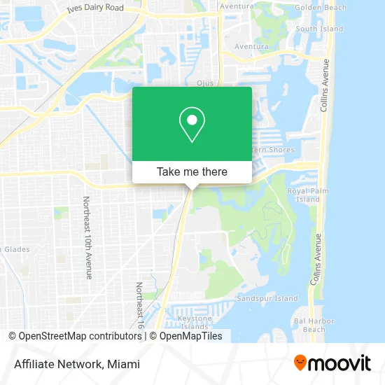 Affiliate Network map