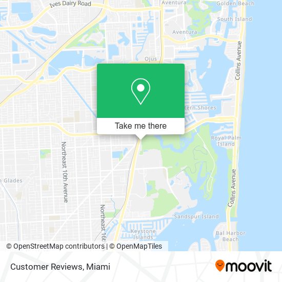 Customer Reviews map