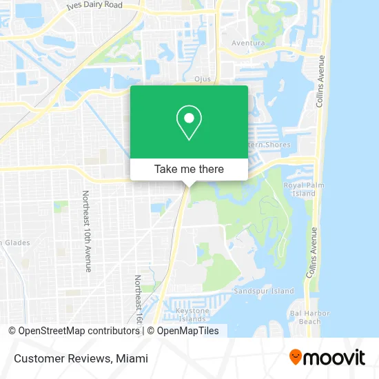 Customer Reviews map