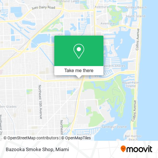 Mapa de Bazooka Smoke Shop