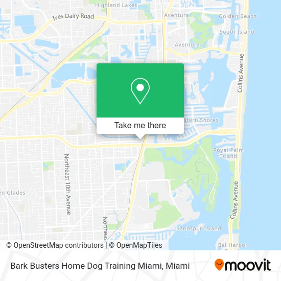Bark Busters Home Dog Training Miami map