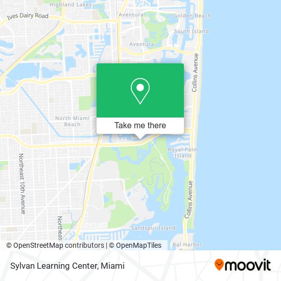 Sylvan Learning Center map