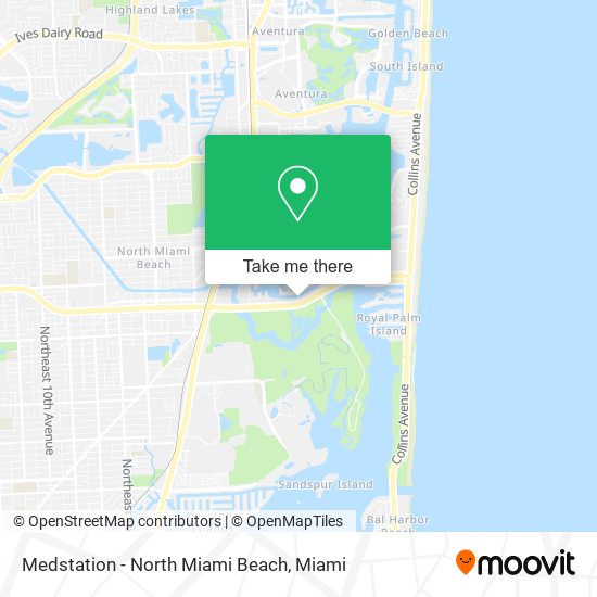 Medstation - North Miami Beach map