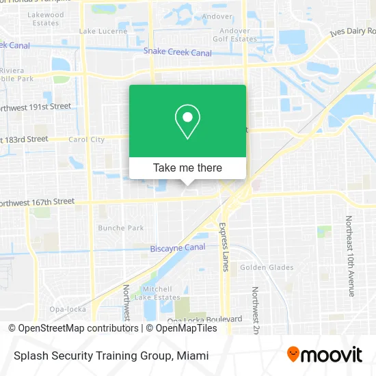 Splash Security Training Group map