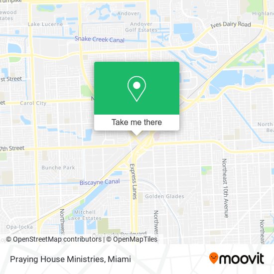 Mapa de Praying House Ministries