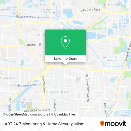 ADT 24-7 Monitoring & Home Security map