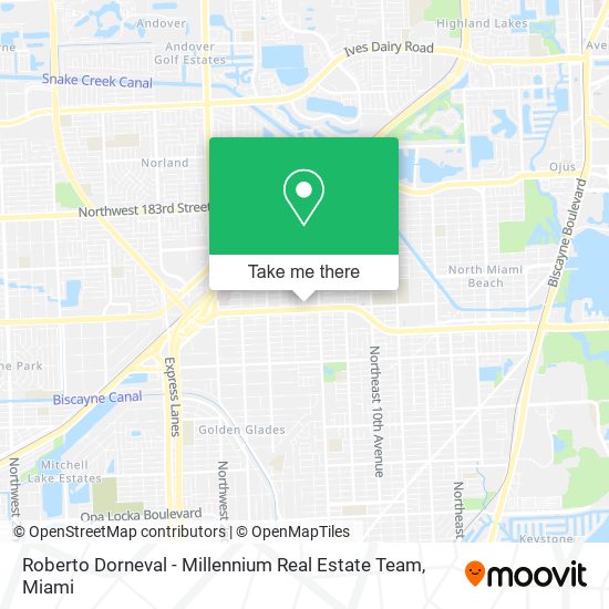 Roberto Dorneval - Millennium Real Estate Team map