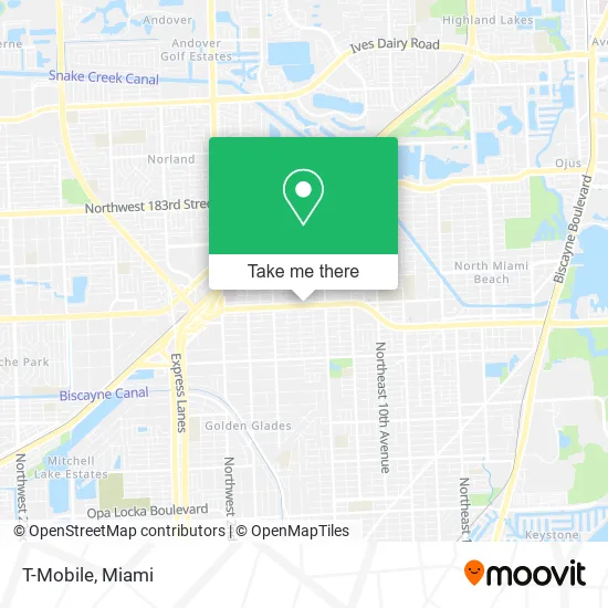 T-Mobile map