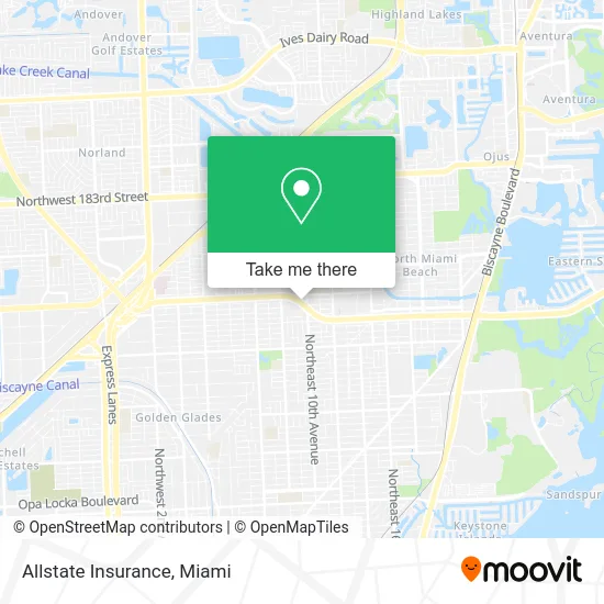 Allstate Insurance map