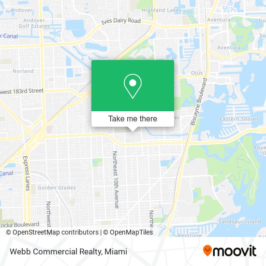 Webb Commercial Realty map