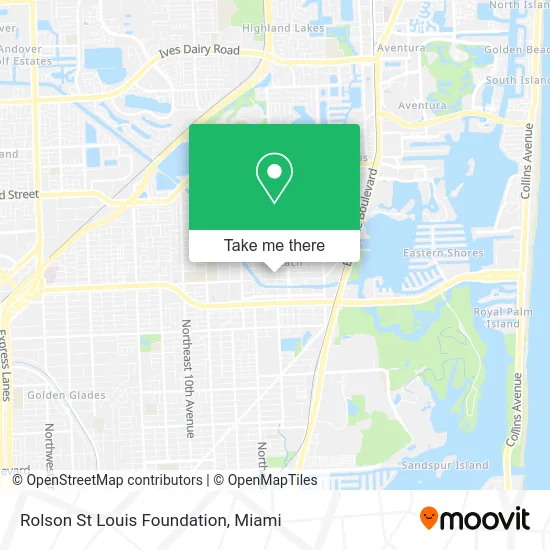 Rolson St Louis Foundation map