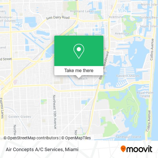 Air Concepts A/C Services map