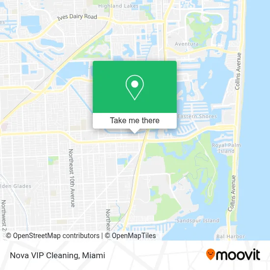 Nova VIP Cleaning map