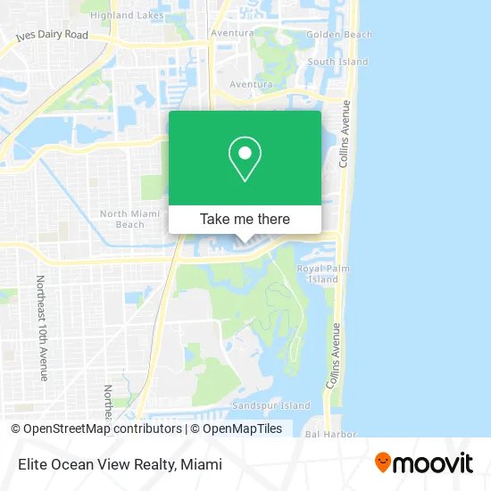 Elite Ocean View Realty map