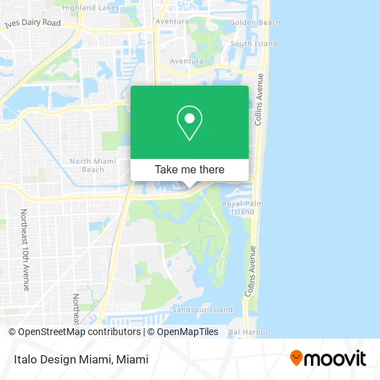 Italo Design Miami map