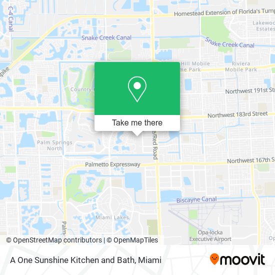 A One Sunshine Kitchen and Bath map