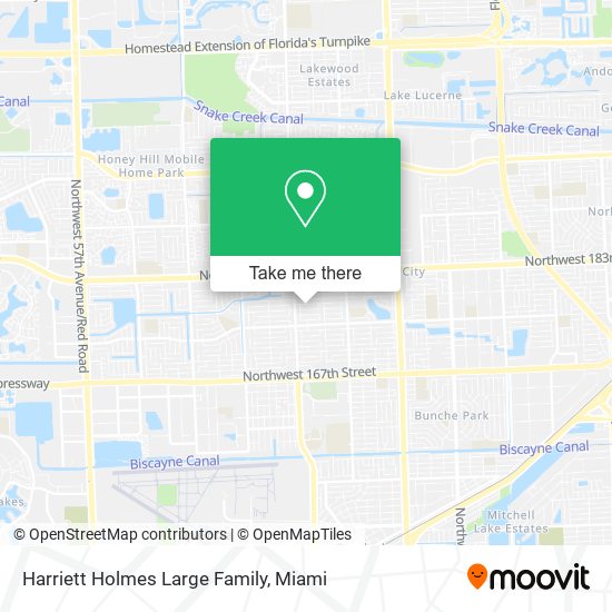 Mapa de Harriett Holmes Large Family