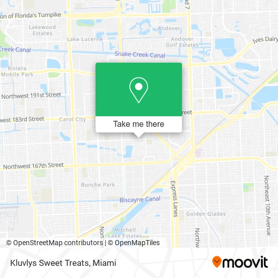 Kluvlys Sweet Treats map
