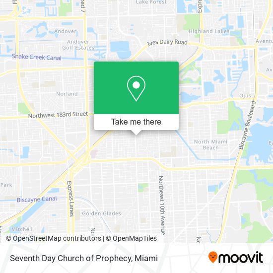 Mapa de Seventh Day Church of Prophecy