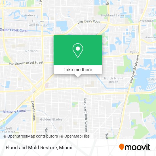 Flood and Mold Restore map