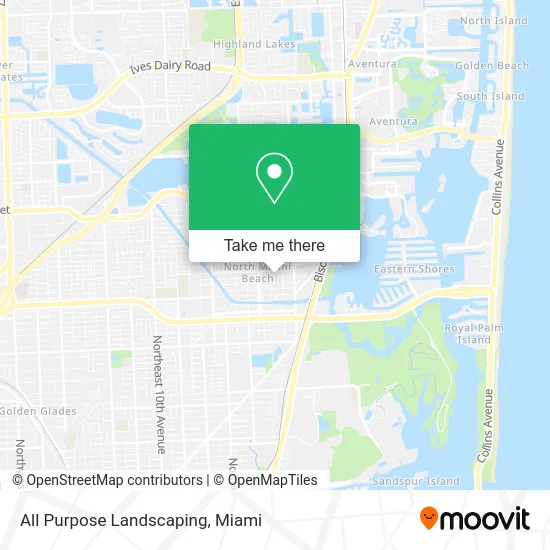 All Purpose Landscaping map