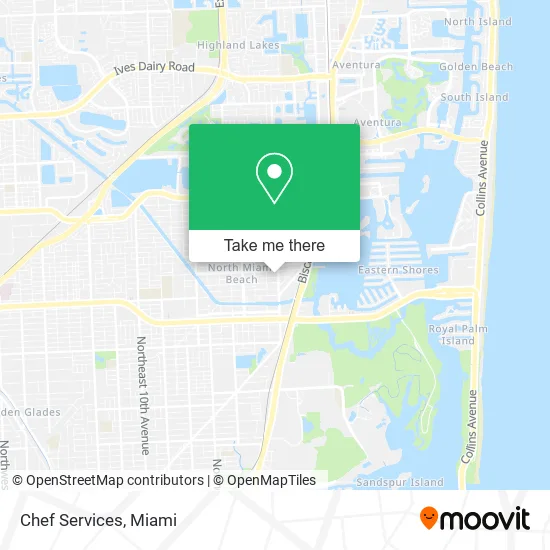 Chef Services map