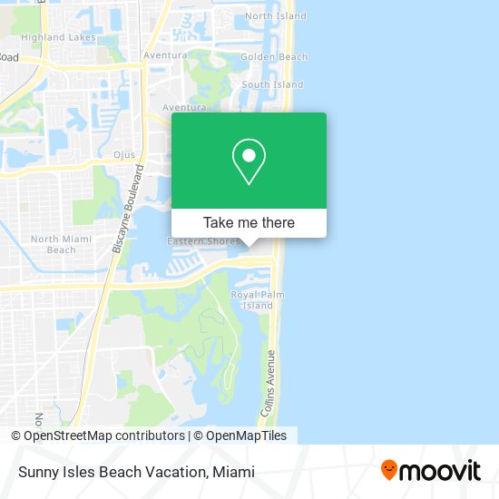 Mapa de Sunny Isles Beach Vacation