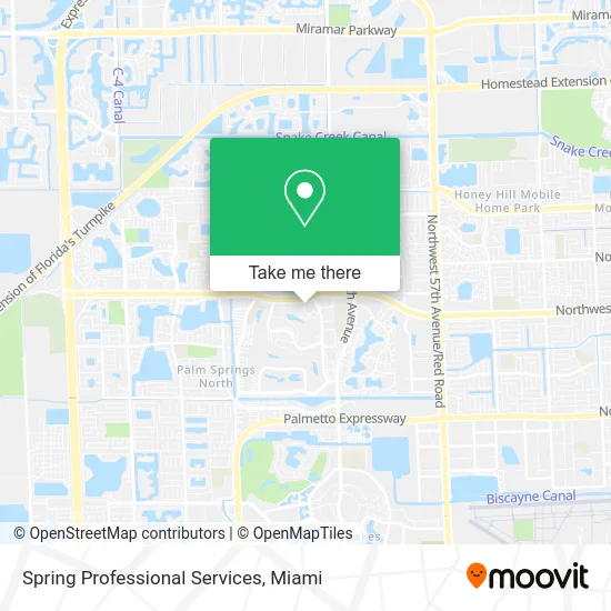 Spring Professional Services map