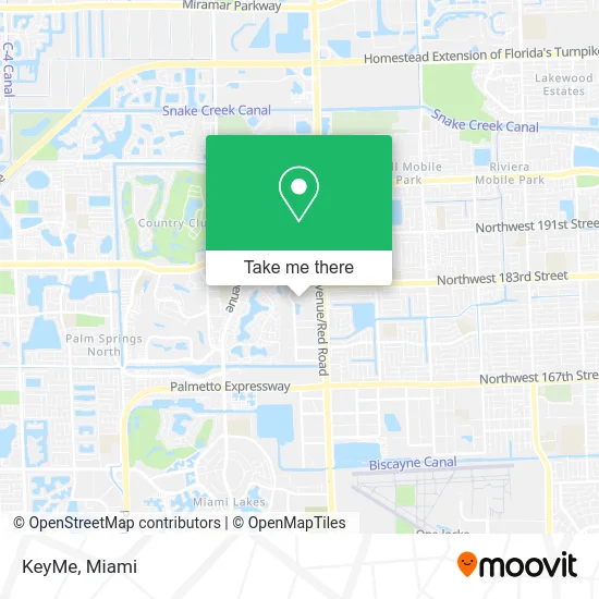 KeyMe map
