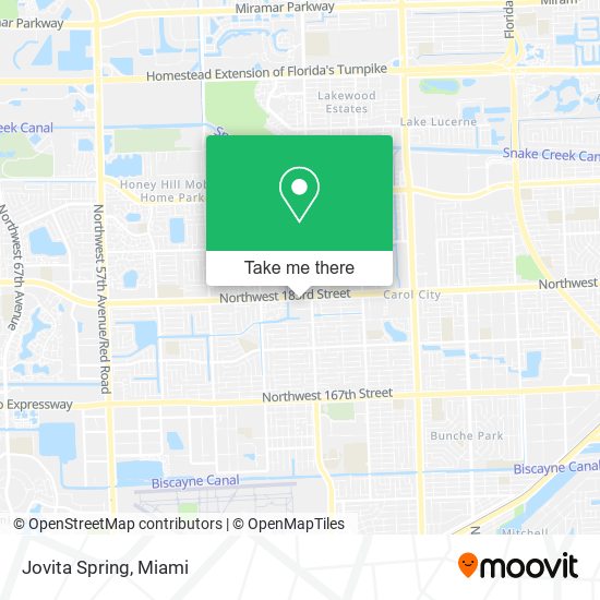 Jovita Spring map