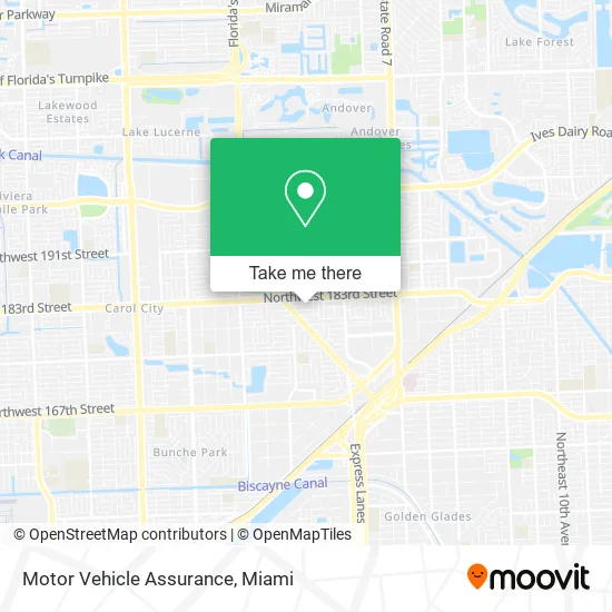 Motor Vehicle Assurance map