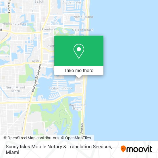 Sunny Isles Mobile Notary & Translation Services map