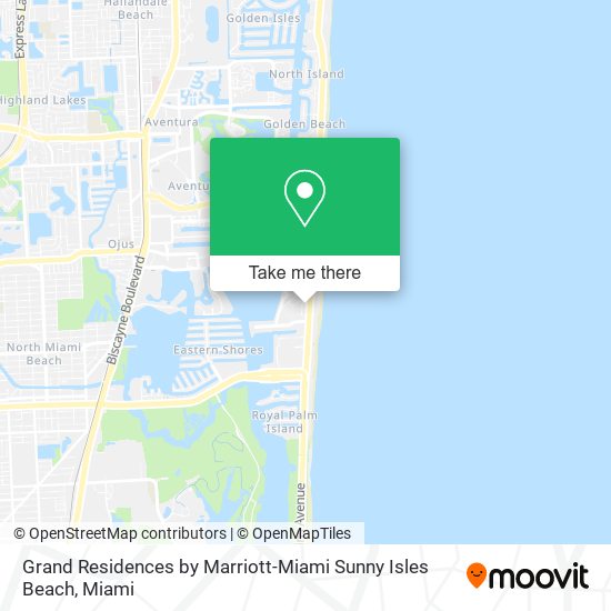 Grand Residences by Marriott-Miami Sunny Isles Beach map