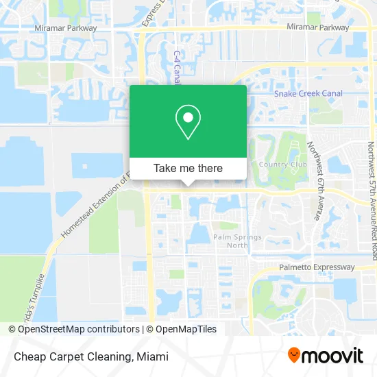 Cheap Carpet Cleaning map