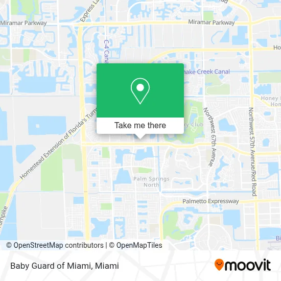 Baby Guard of Miami map