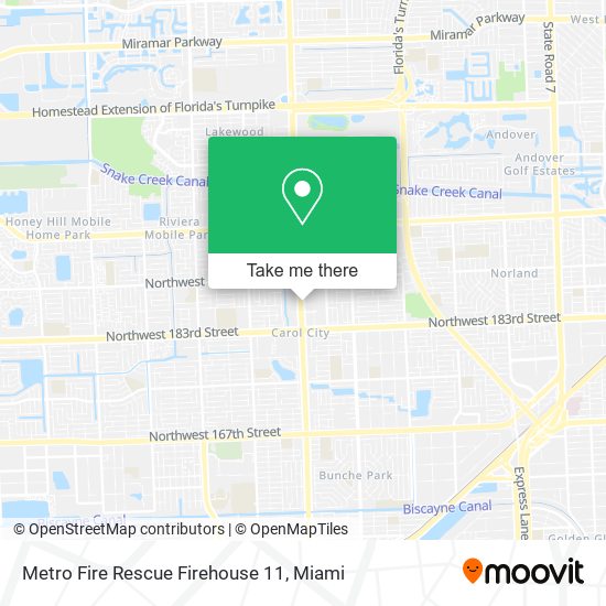 Mapa de Metro Fire Rescue Firehouse 11