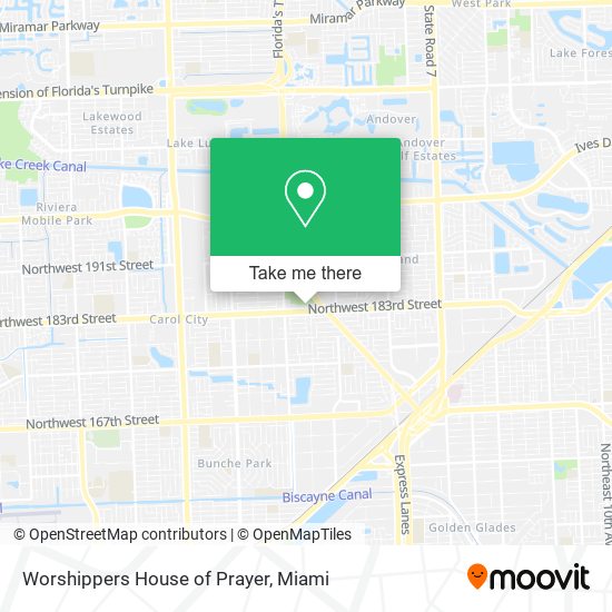 Worshippers House of Prayer map