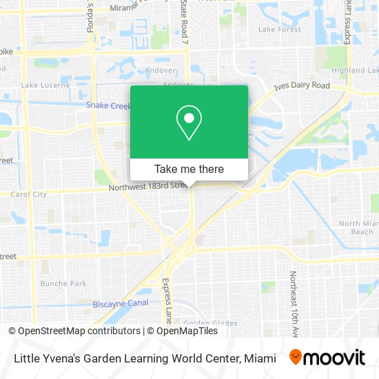 Mapa de Little Yvena's Garden Learning World Center