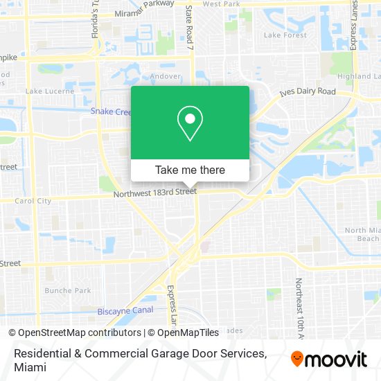 Mapa de Residential & Commercial Garage Door Services