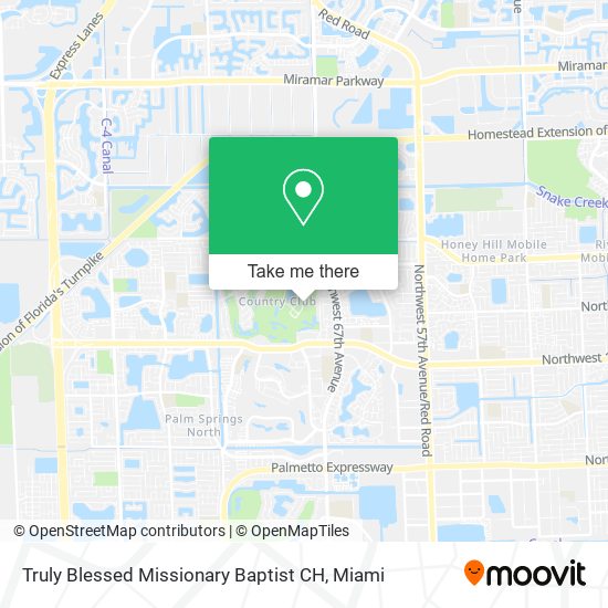 Truly Blessed Missionary Baptist CH map