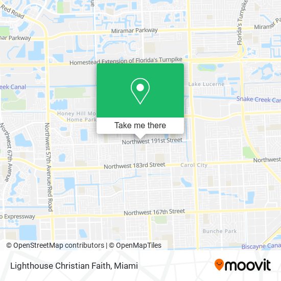 Lighthouse Christian Faith map