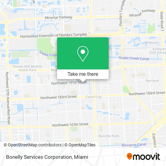 Bonelly Services Corporation map