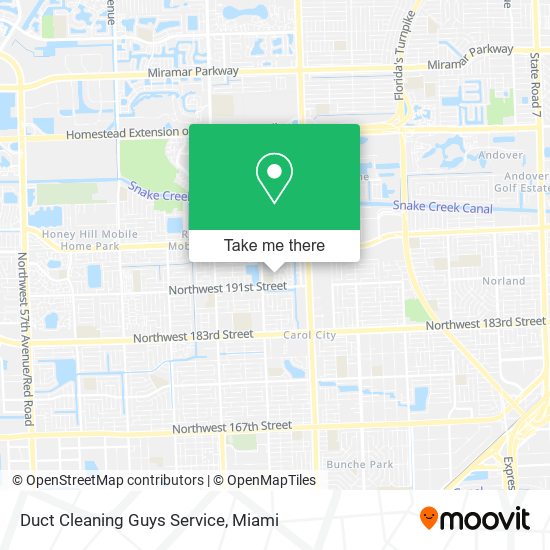 Duct Cleaning Guys Service map