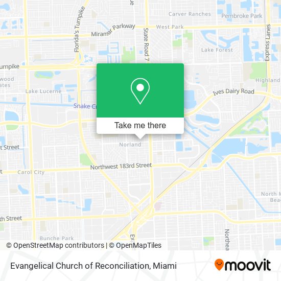 Mapa de Evangelical Church of Reconciliation