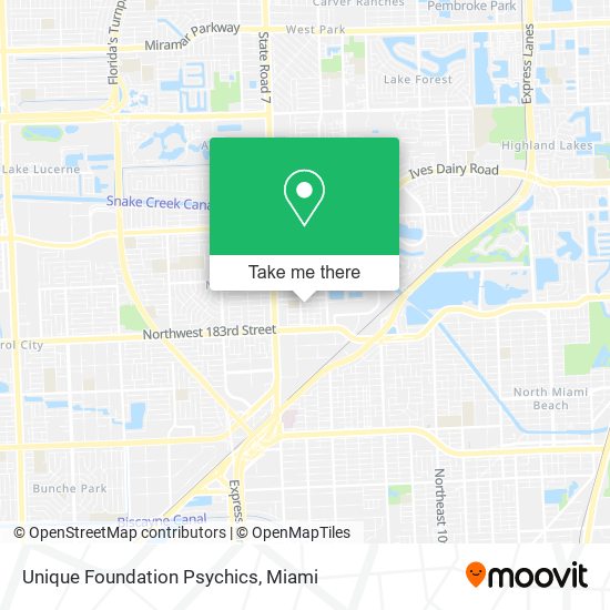 Unique Foundation Psychics map