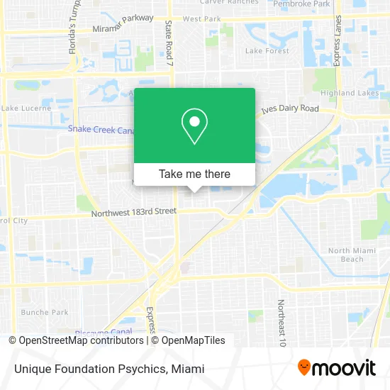 Unique Foundation Psychics map