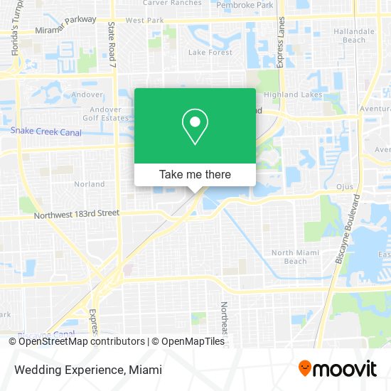 Wedding Experience map