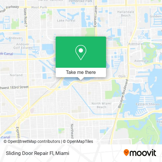 Sliding Door Repair Fl map