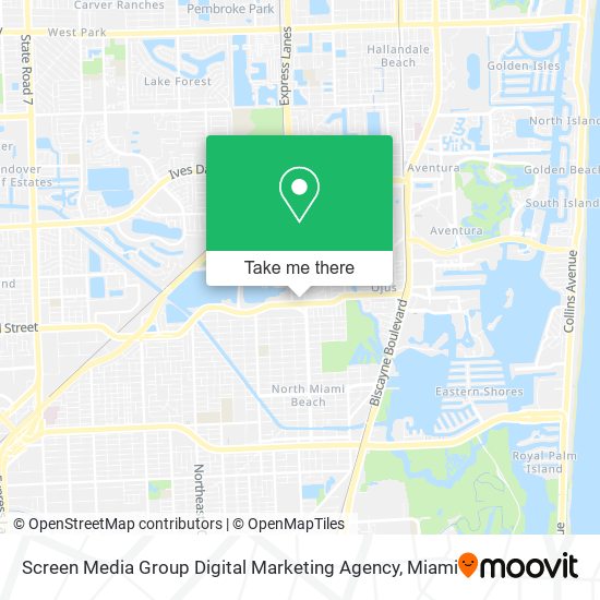 Mapa de Screen Media Group Digital Marketing Agency