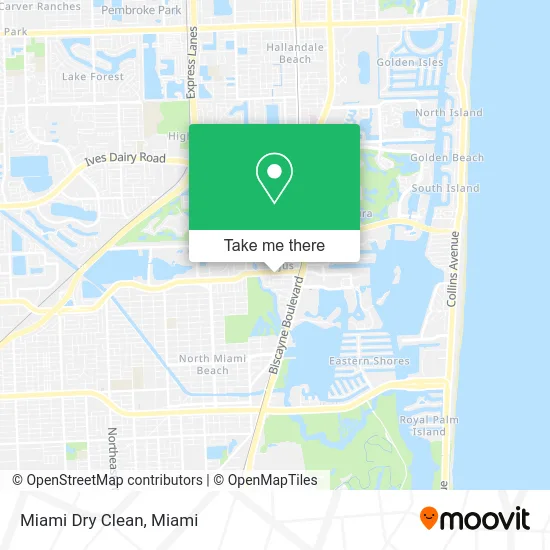 Miami Dry Clean map